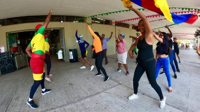 El evento contó con la presencia de habitantes del sector, comerciantes y visitantes