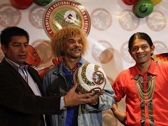 Este martes fue presentado el proceso regional y nacional, con miras a integrar la Selección Colombia Indígena de Fútbol. Foto: Colprensa.
