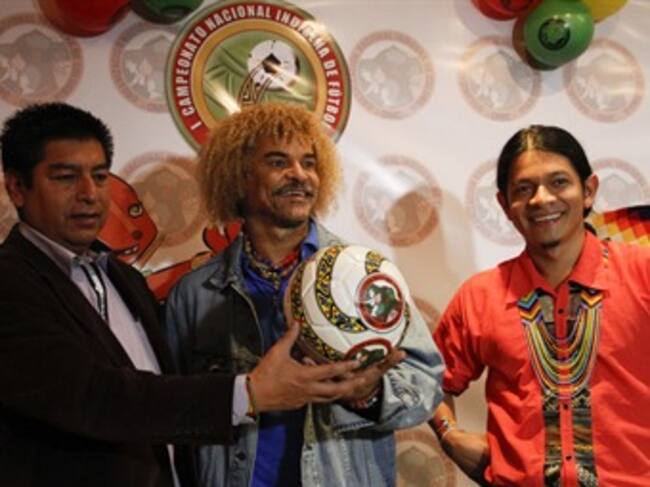 Este martes fue presentado el proceso regional y nacional, con miras a integrar la Selección Colombia Indígena de Fútbol. Foto: Colprensa.