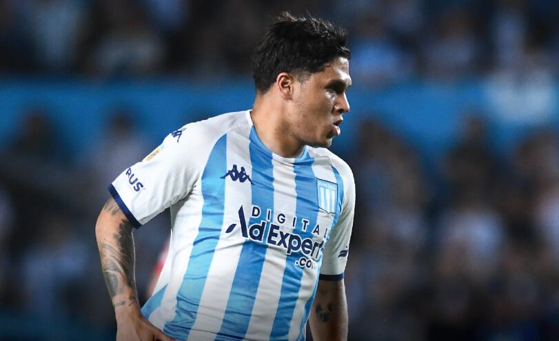 Juan Fernando Quintero, volante de Racing / Twitter: @RacingClub