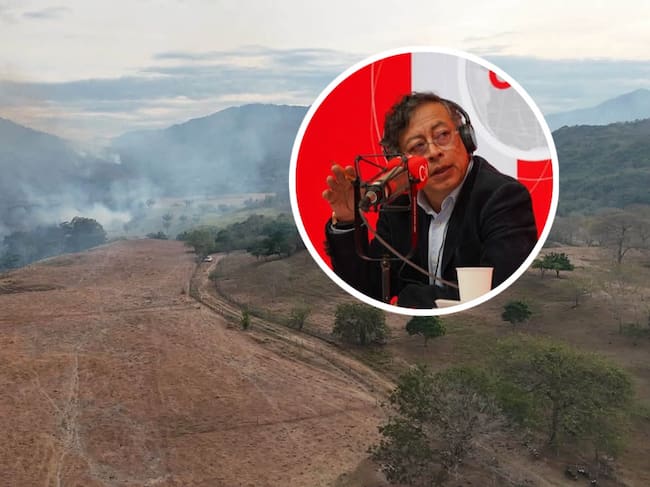 El expresidente Petro respondió al Gobierno de De la Espriella por incendios forestales en Tolima. Foto: suministrada.