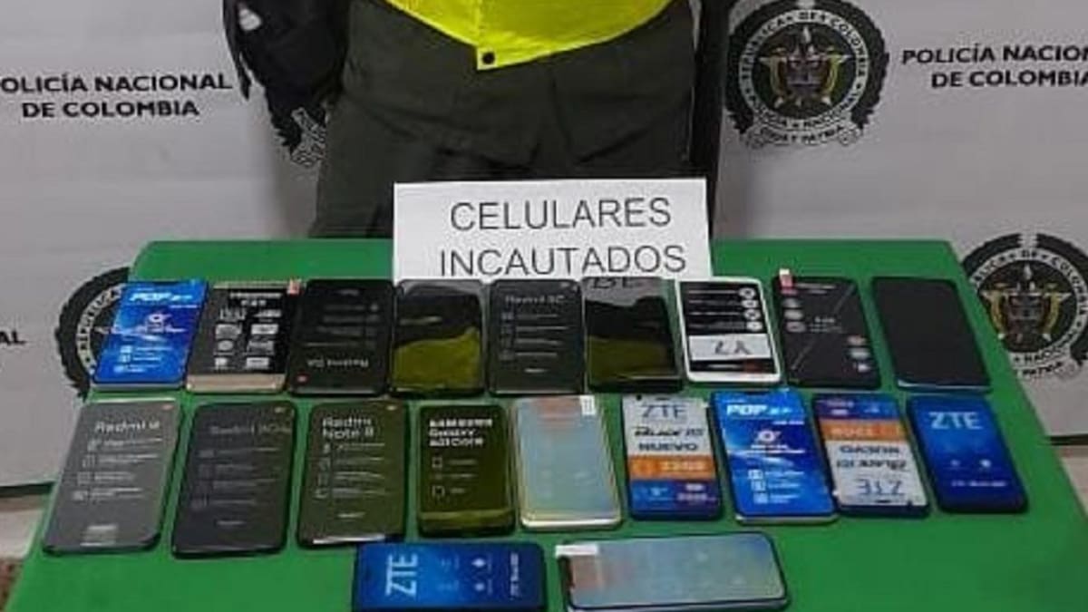 Policía recupera celulares robados en municipios del oriente caldense