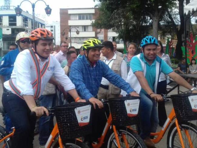 37 bicicletas entregó el ministerio de transporte al municipio de Quimbaya, Quindío