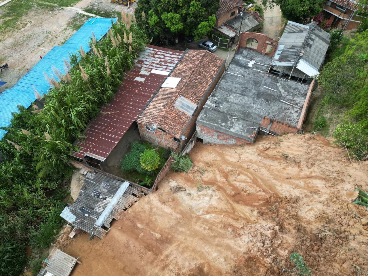 Movimiento en masa en Barbosa, Antioquia- foto alcaldía