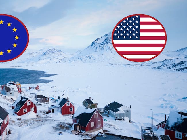 Unión Europea. Estados Unidos. Groenlandia. Fotos: Getty Images.