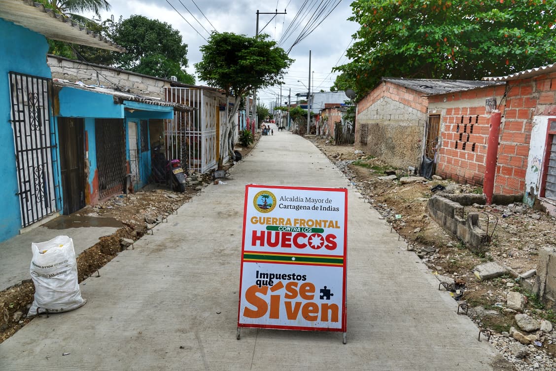 Después de 40 años en el barro, la Calle 81 de Nuevo Paraíso por fin es una realidad