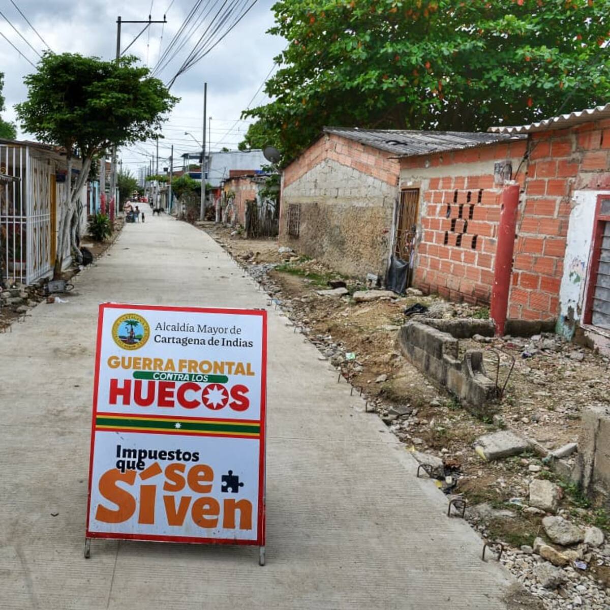 Después de 40 años en el barro, la Calle 81 de Nuevo Paraíso por fin es una realidad