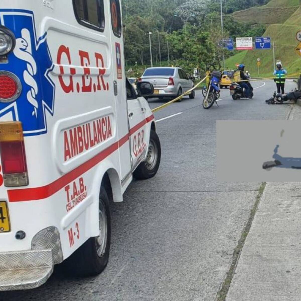 Una persona fallecida deja accidente vial en Manizales