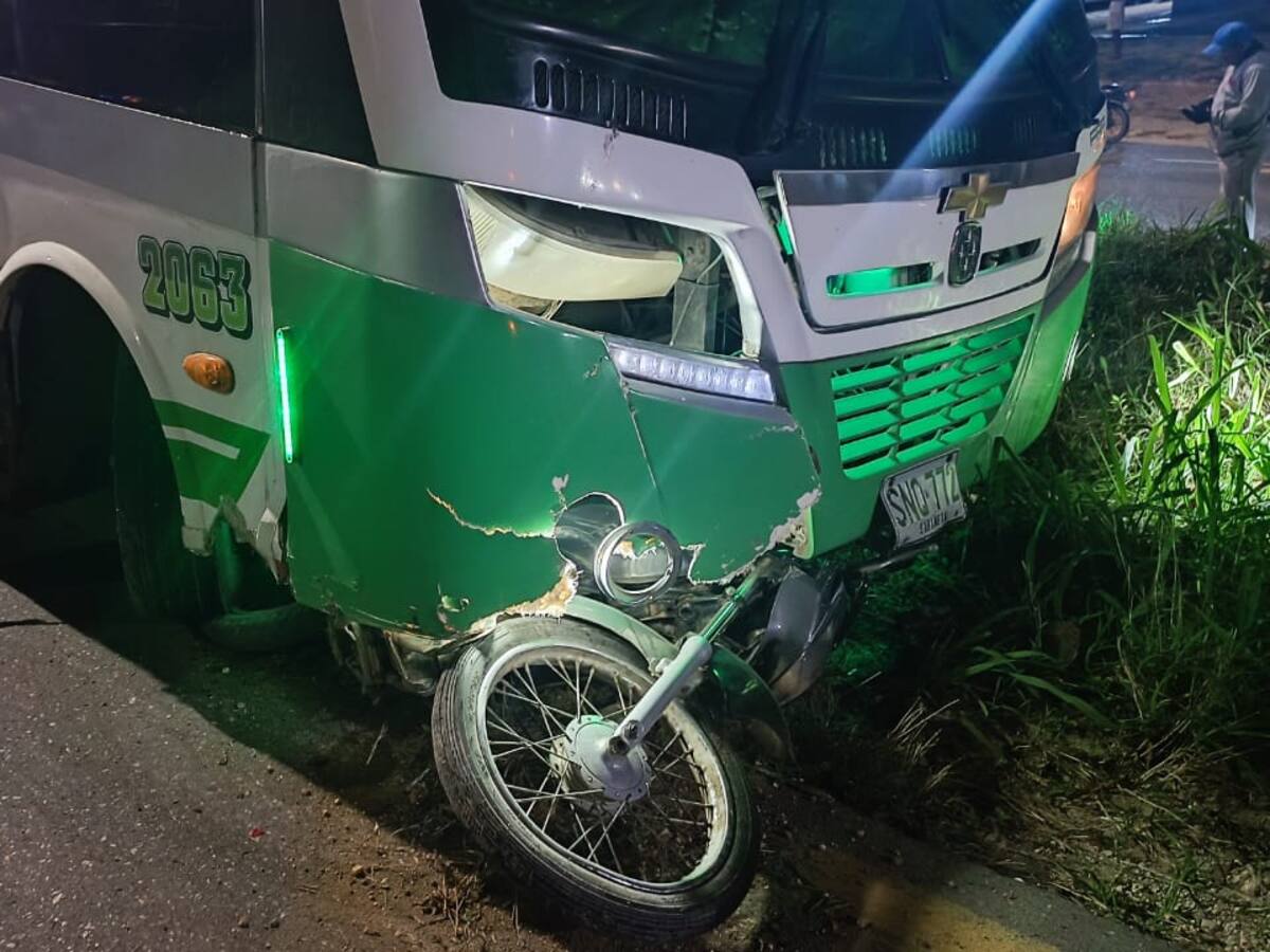 Identifican a mujer que falleció tras ser arrollada por una buseta en Turbaco