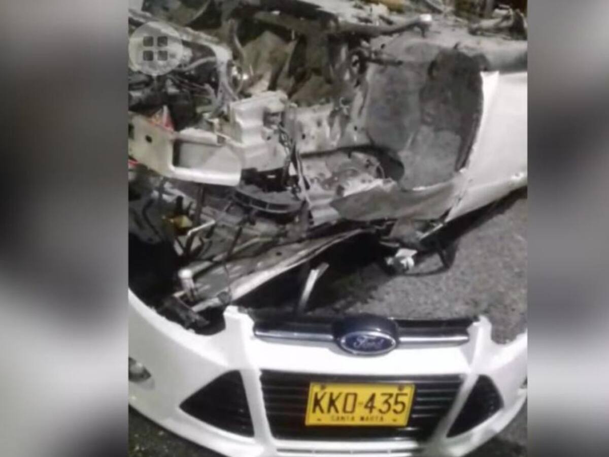 Motor salió volando en accidente que dejó un herido en Barranquilla