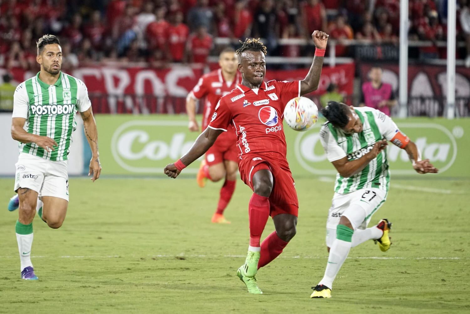 CALI 02 de octubre de 2022. Atlético Nacional vs. América de Cali por la fecha 15 de la Liga BetPlay II-2022 en el Estadio Pascual Guerrero. (El País)