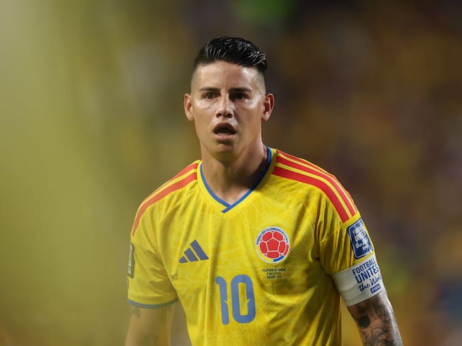 James Rodríguez durante su participación en la Copa el Mundo con Colombia. (Photo by Julian Finney - FIFA/FIFA via Getty Images)
