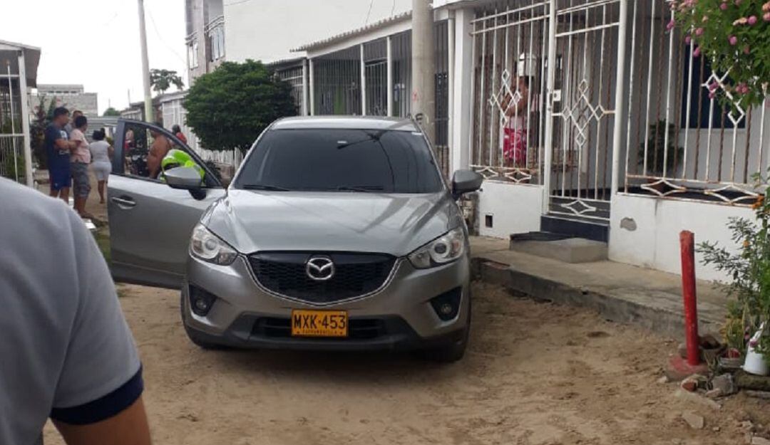 Vehículo donde ocurrió el homicidio