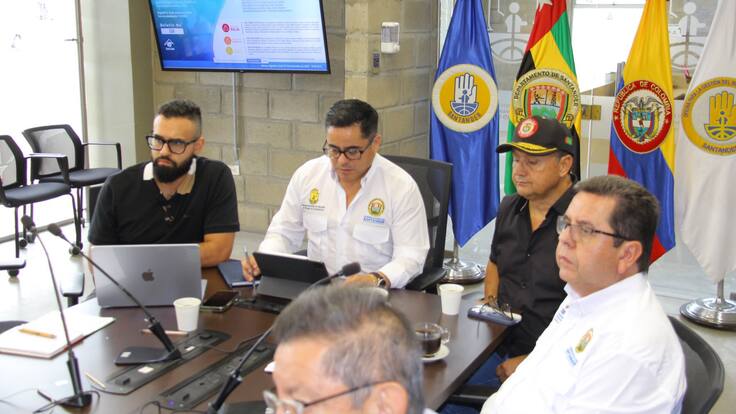 Juvenal Díaz Mateus, Gobernador de Santander