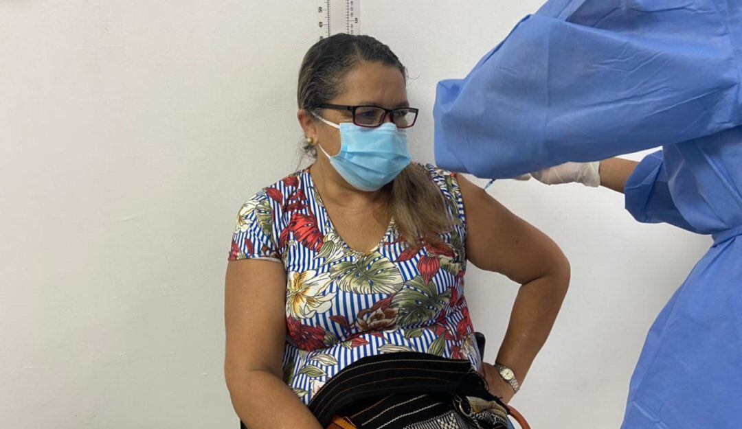 Vacunación contra el COVID-19 en Barranquilla.