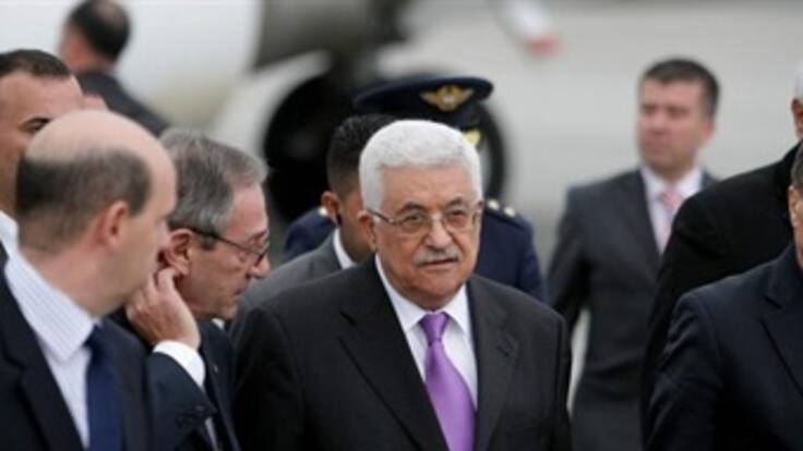 El presidente palestino Mahmud Abas está en Colombia buscando apoyo político internacional