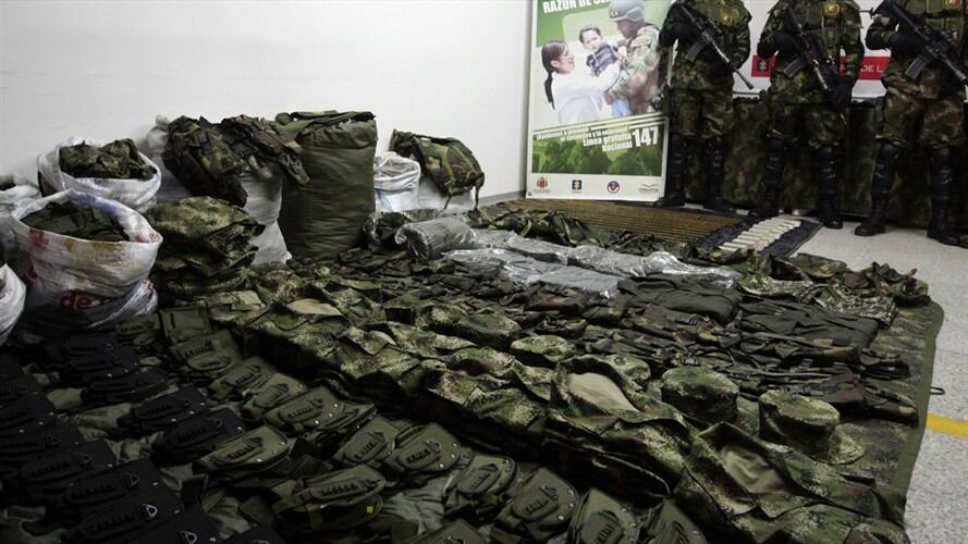 Imagen de referencia, uniformes del Ejército. Foto: Colprensa