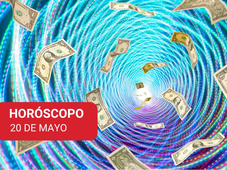 Billetes de dólares estadounidenses en una ilustración de espiral (Foto vía Getty Images)