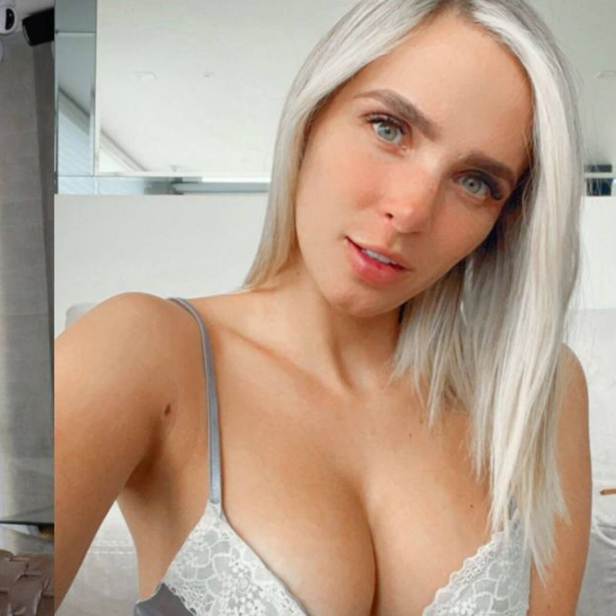 “El rojo es el color de los valientes”: Elizabeth Loaiza en sexy lencería
