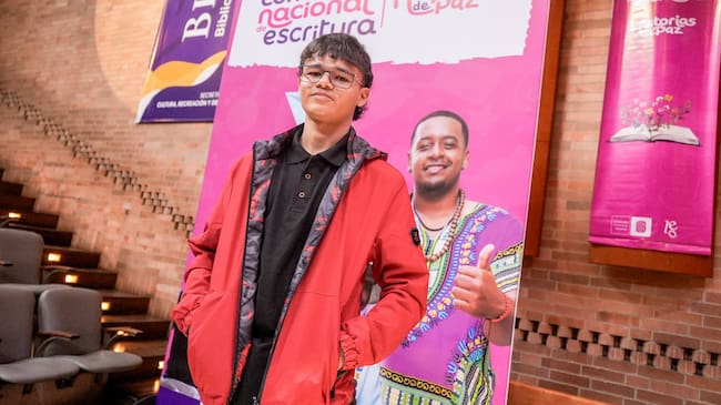 Andrés David Morales Castro, ganador. // Ministerio de Educación