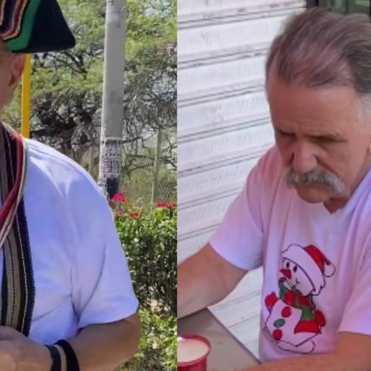 Hombre Caimán pasó de ser una estrella en la TV a vender bolsos en la calle