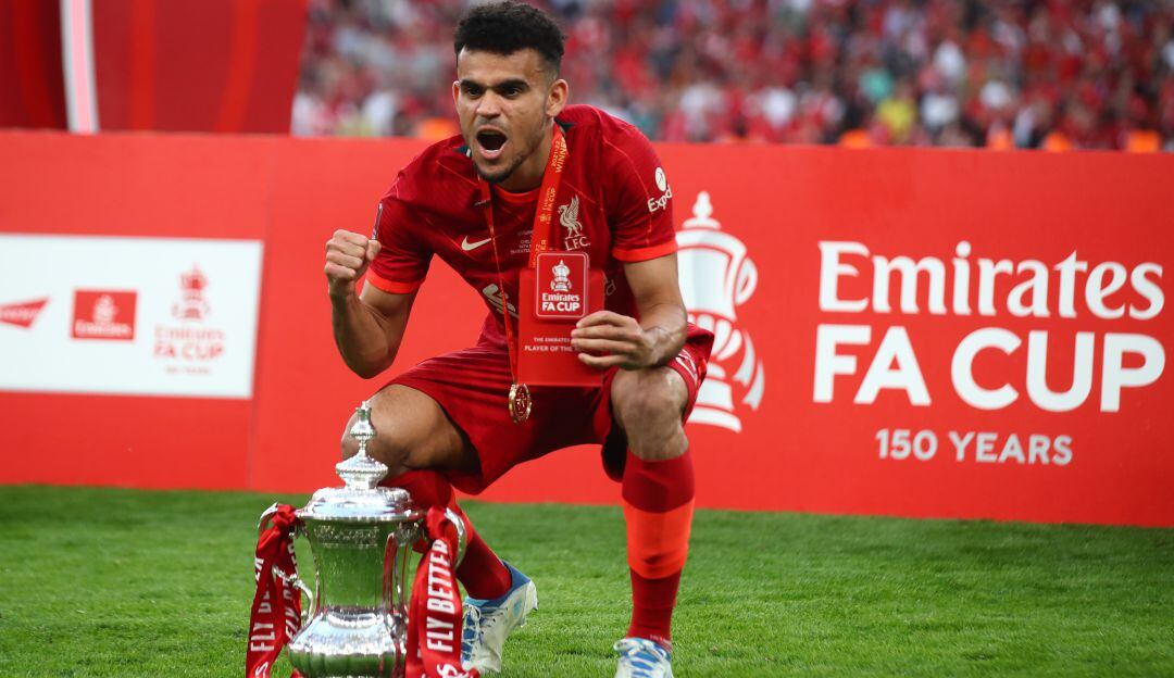 Luis Díaz con Liverpool