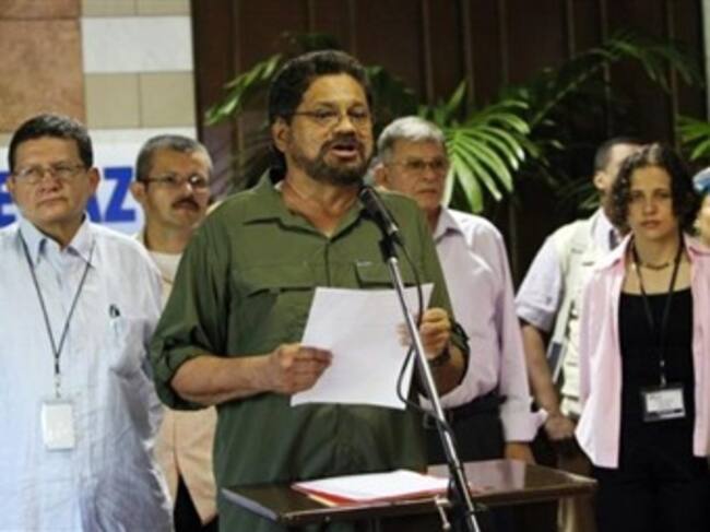 Delegación de las Farc en La Habana. Foto: EFE