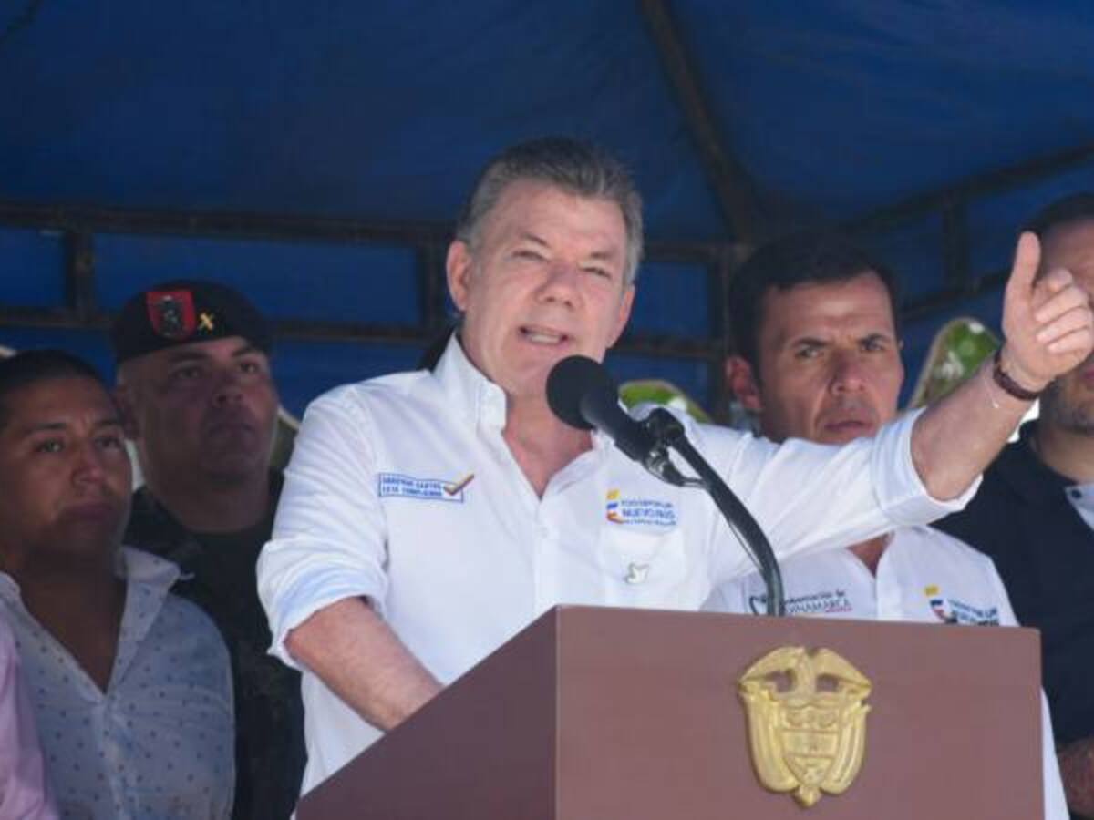 Presidente Santos visita el sur del Tolima