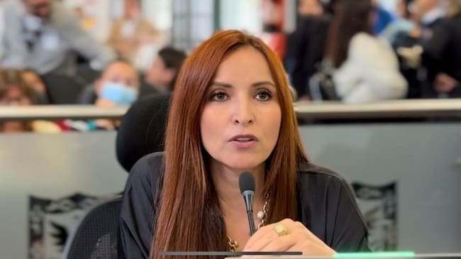Clara Lucía Sandoval, concejal de Bogotá. Foto: Concejo de Bogotá.