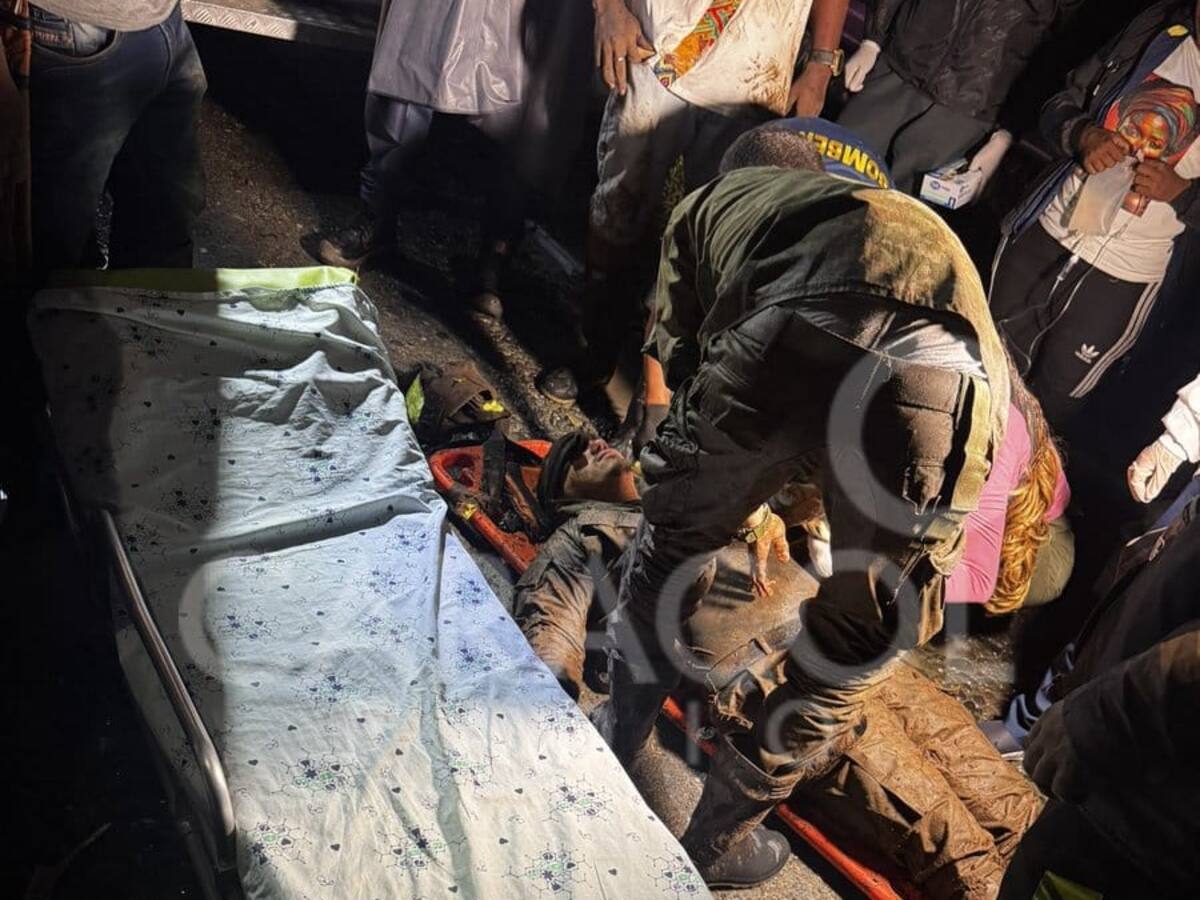 Continúan las labores de rescate tras accidente de camión militar en Barbacoas-Nariño