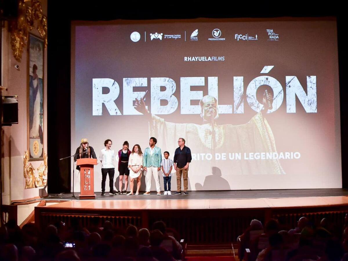 Cartagena revivió la historia del Joe Arroyo con el estreno de la película “Rebelión
