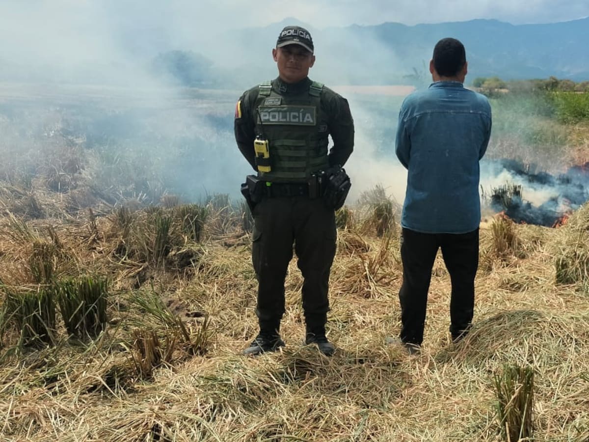 Capturan en Palermo a hombre señalado de provocar quema que puso en riesgo zona rural