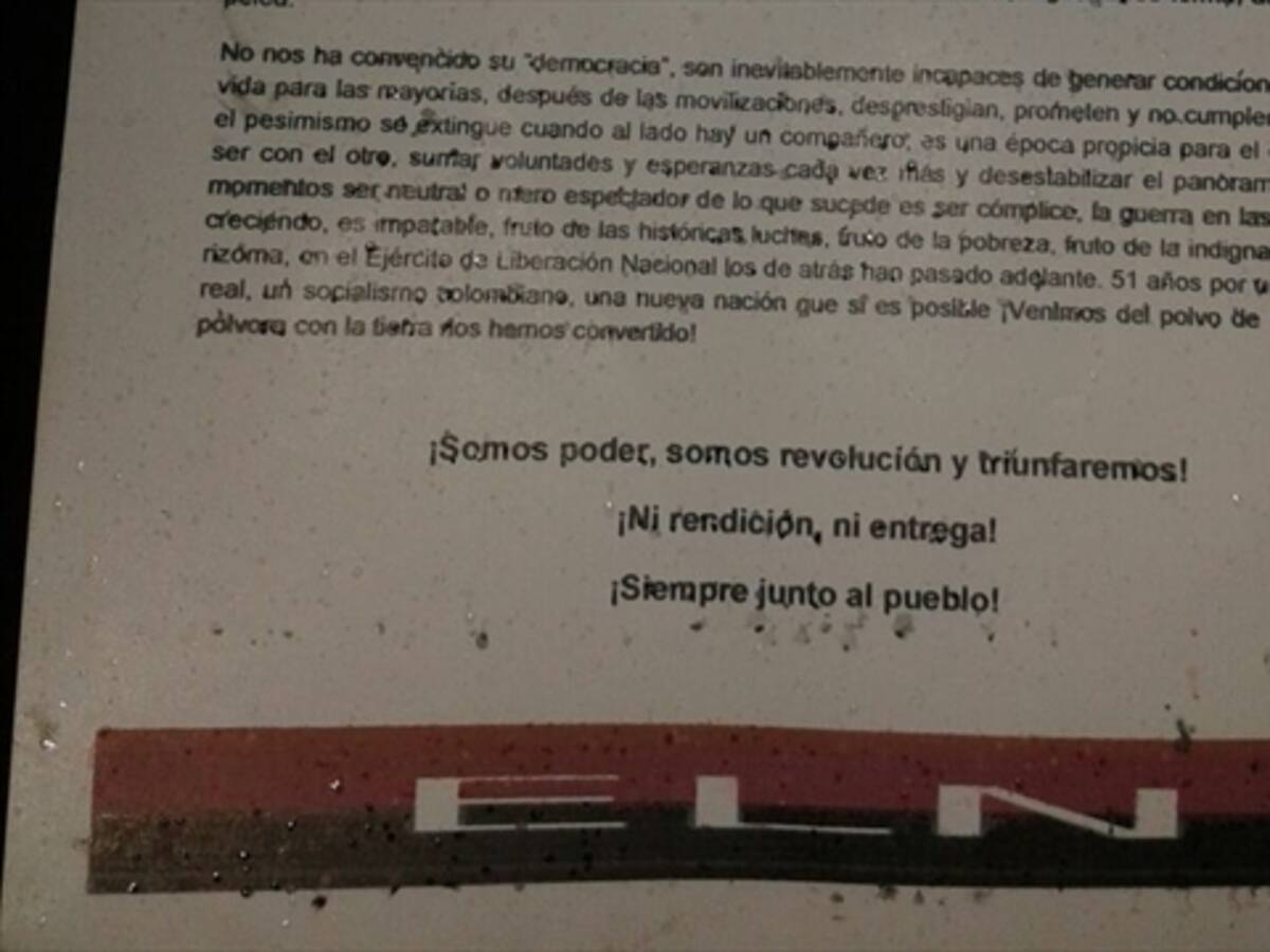 Policía captura a un individuo con bombas panfletarias en Bogotá