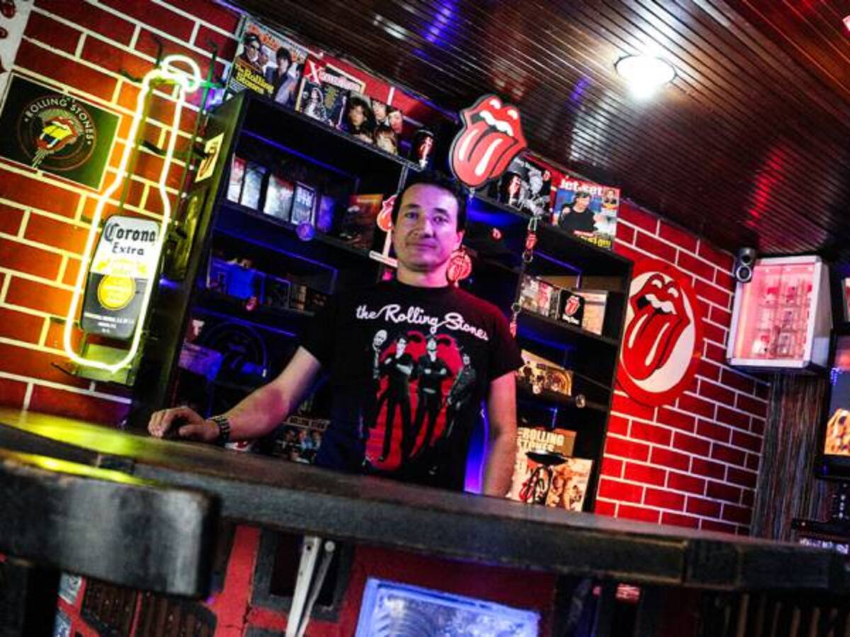 El templo de los Rolling Stones queda cerca de la Universidad Nacional en Bogotá