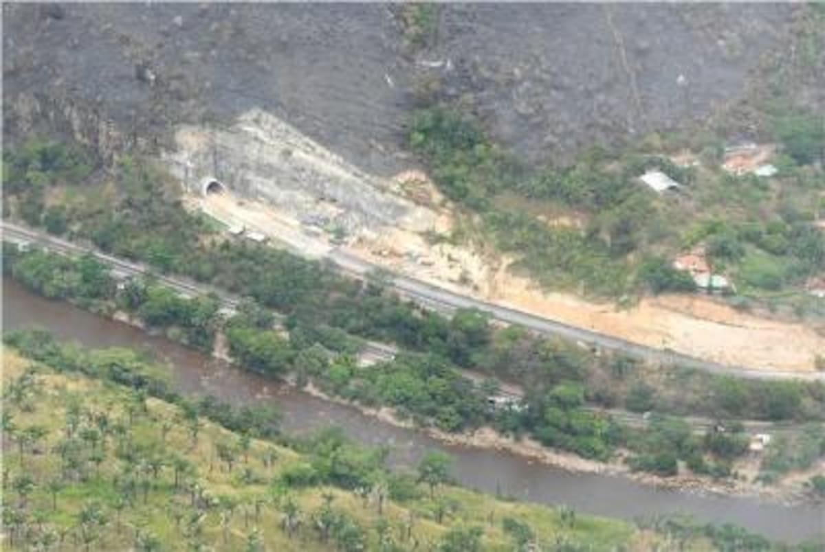 túnel del Boquerón, en la vía Bogotá Girardot