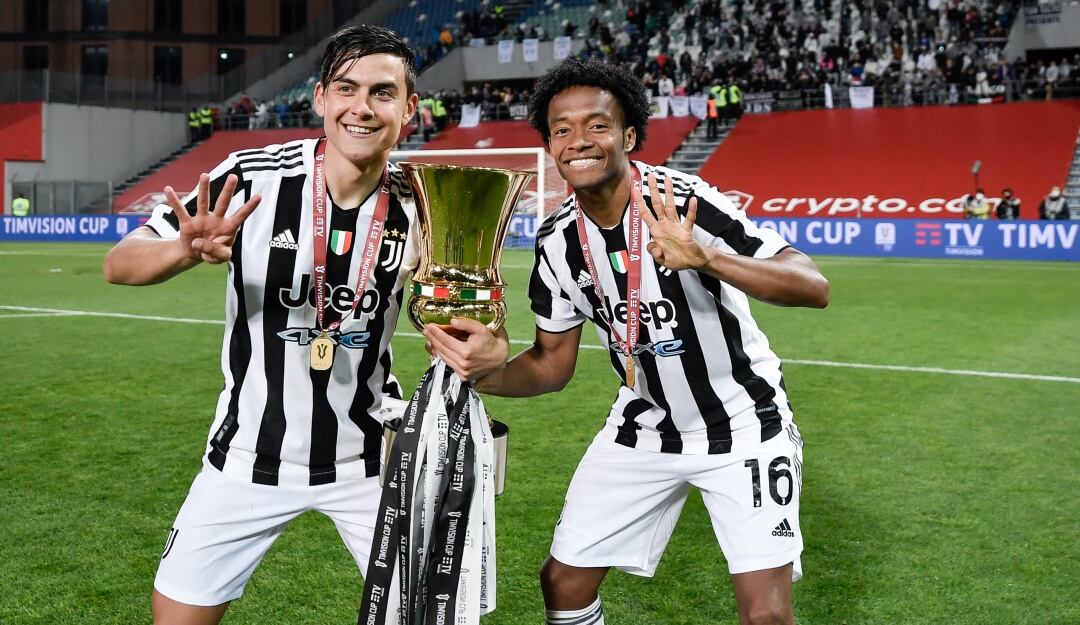 Dybala y Cuadrado estaban juntos en la Juventus desde el 2015.