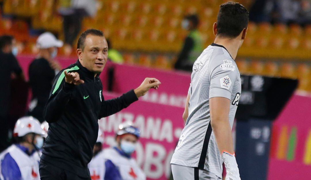 Alejandro Restrepo y Aldair Quintana en Atlético Nacional 2021