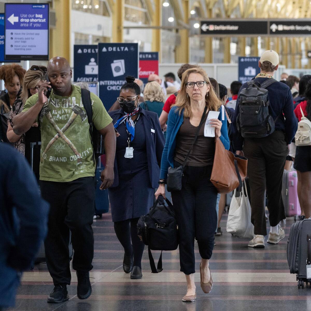 Nuevo récord histórico de viajeros en EE.UU. durante fin de semana festivo