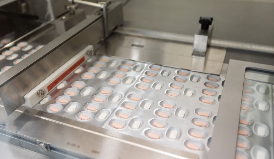 Medicamentos de Pfizer en su llamada "Planta Futuro".