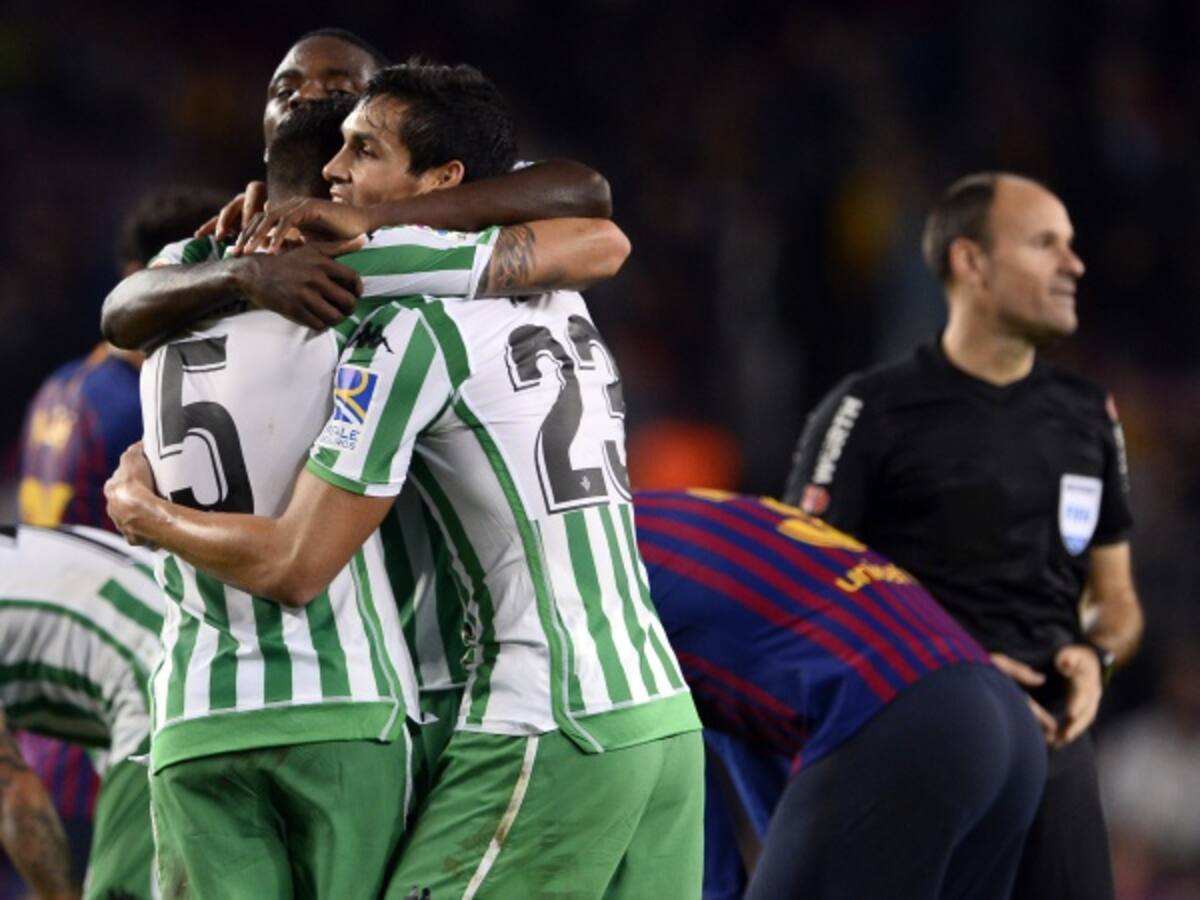 Betis asaltó el Camp Nou y venció al Barcelona