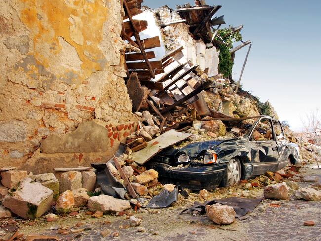 Destrucción por terremoto // Foto de referencia: Getty Images
