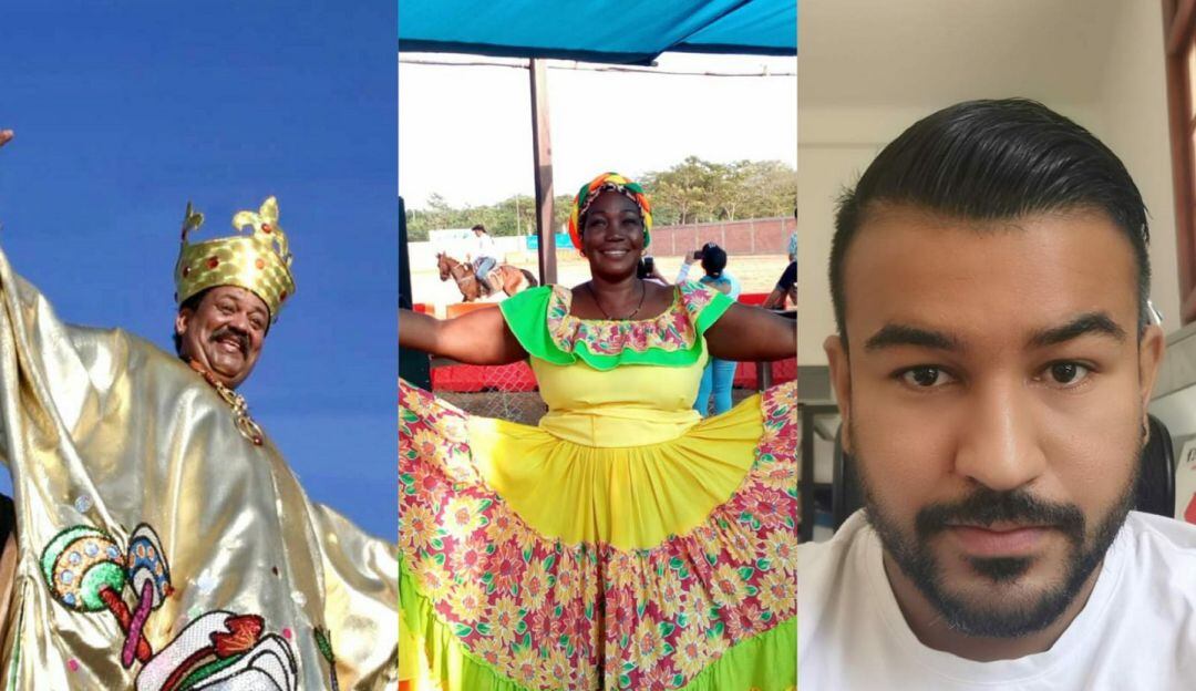 Jose Cassiani, Angélica Herrera y Álvaro Martes