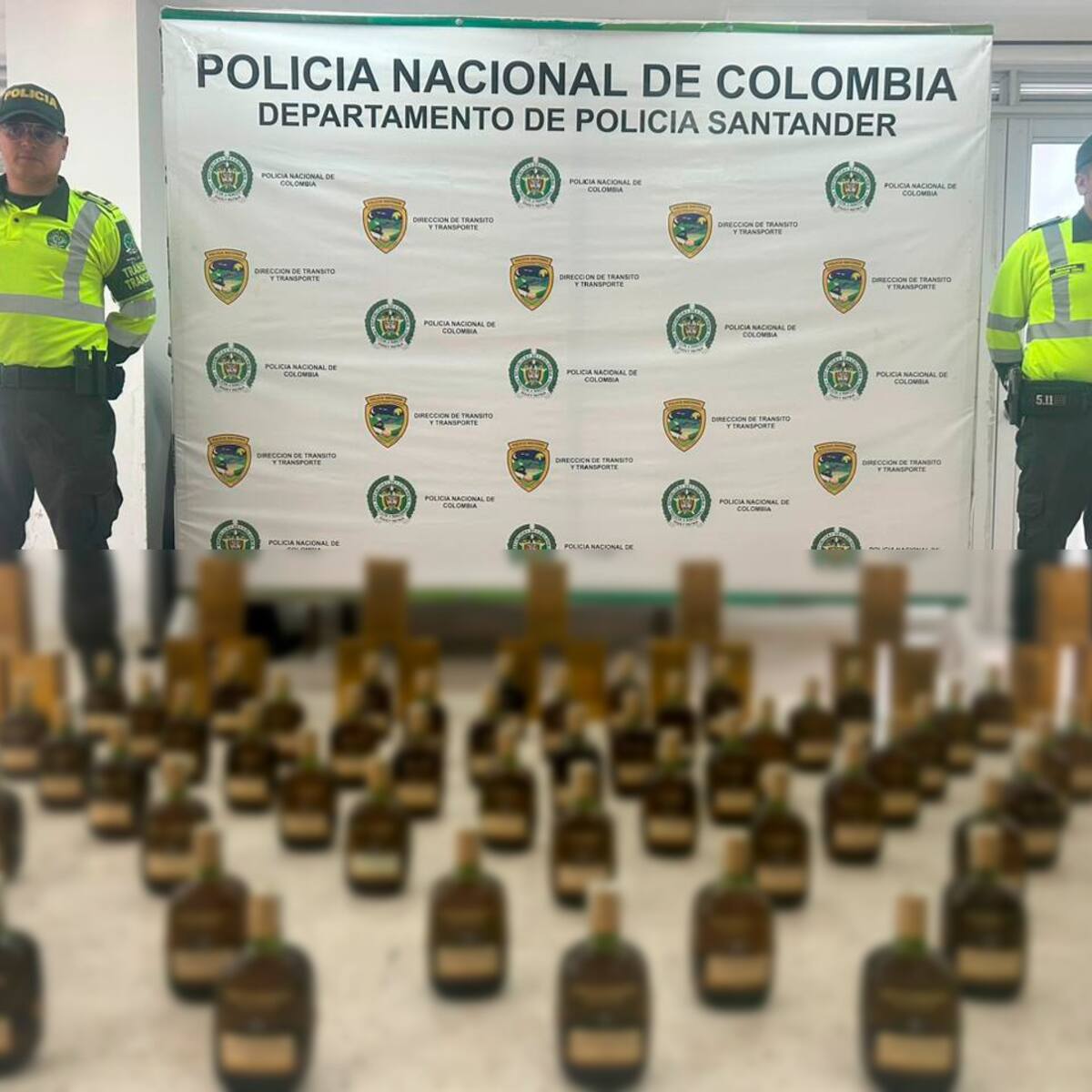 Incautan gran cargamento de whisky adulterado en Santander previo a la noche de velitas