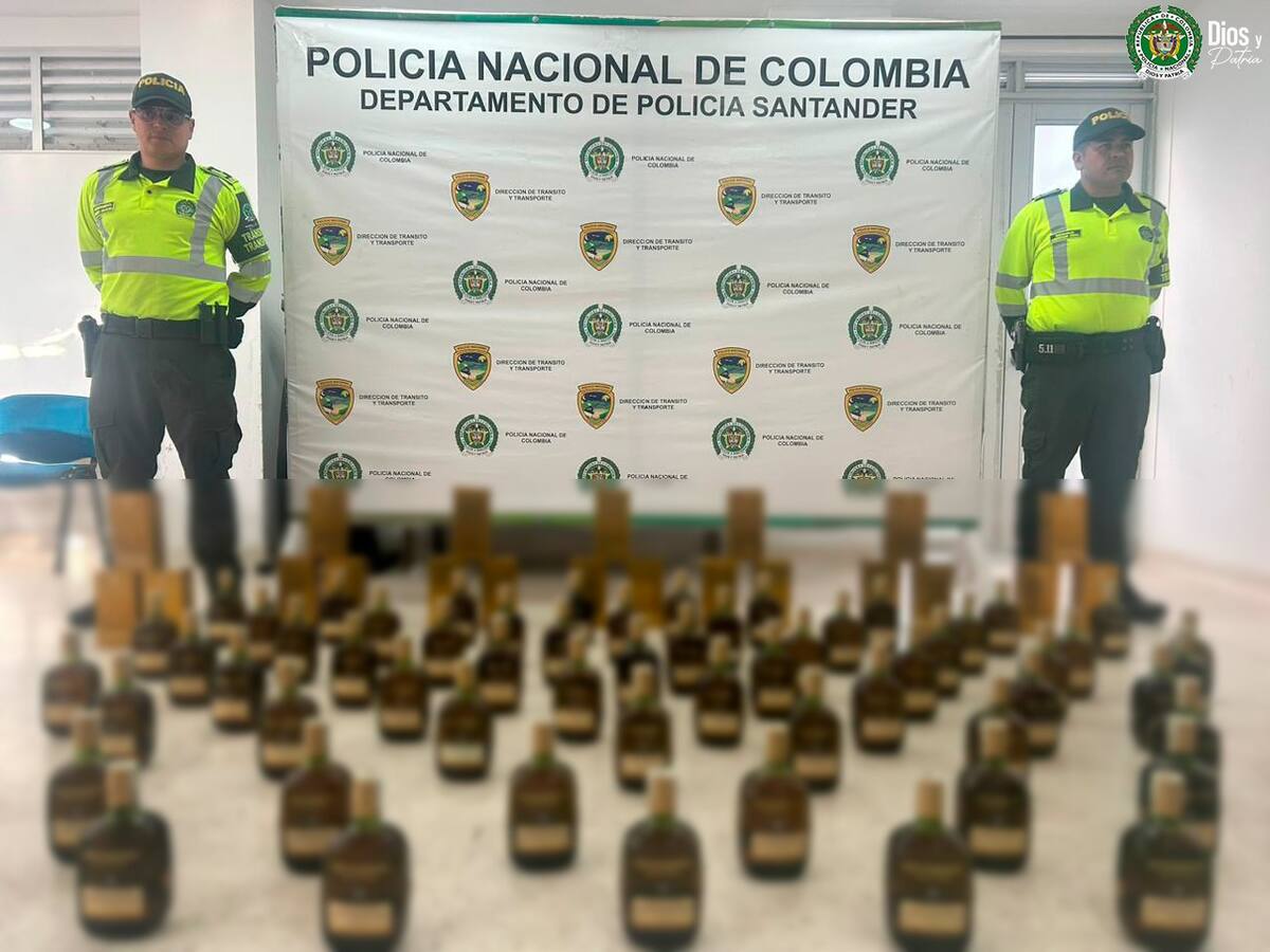 Incautan gran cargamento de whisky adulterado en Santander previo a la noche de velitas