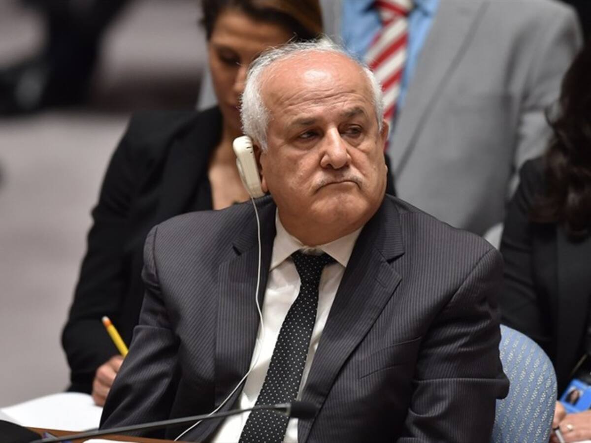 Colombia ya demostró en la ONU neutralidad ante el conflicto palestino: Riyad Mansour