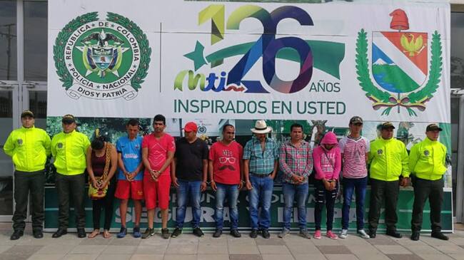 Los detenidos son presentados ante un juez de control de garantías.