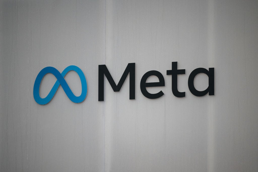 Logo de Meta. I Foto: FABRICE COFFRINI/AFP via Getty Images.