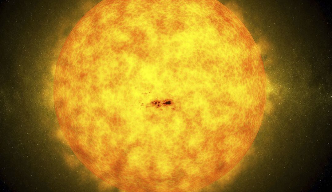 Mancha solar va aumentando su tamaño 