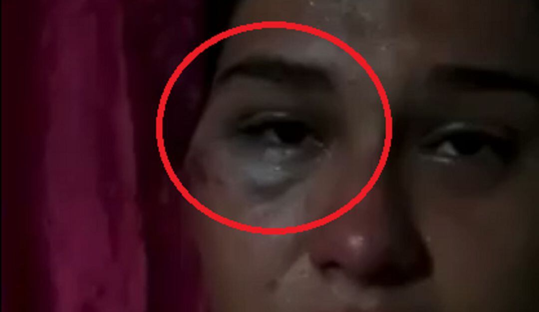 Génesis Jiménez, denunciante. 