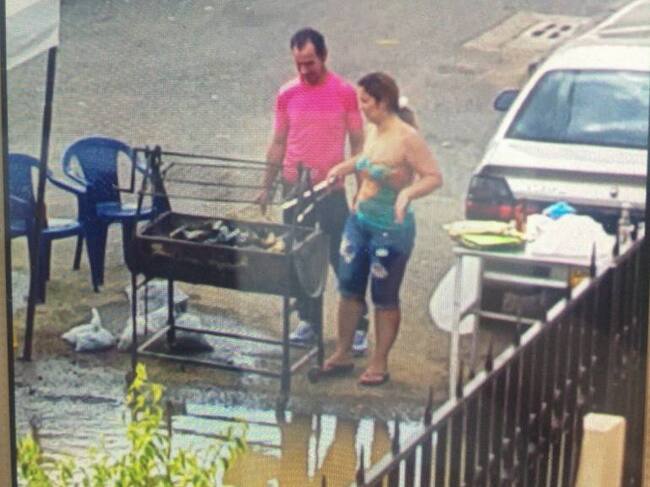 Asado junto a daño de acueducto de Emcali